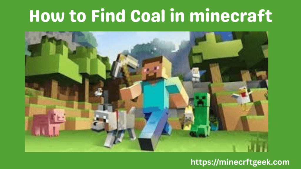 Find Coal in minecraft