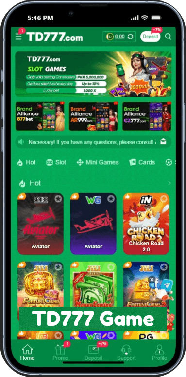 TD777 Game APK multiple game options